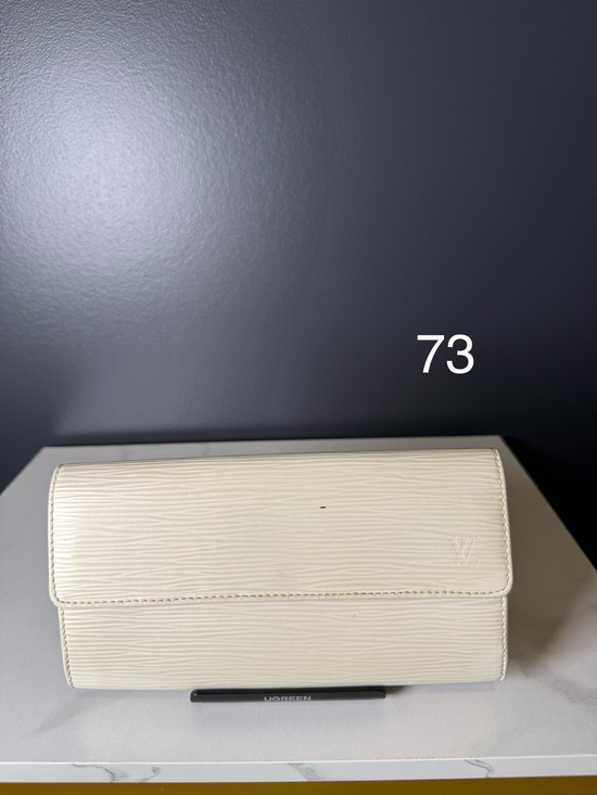 Louis Vuitton Handbags - Louis Vuitton Cream Epi Leather Wristlet Clutch